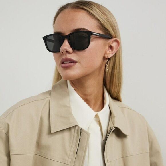 Prada Women Sunglasses Black Grey Square PRA21S 16K08Z NEW AUTHENTIC main image 9